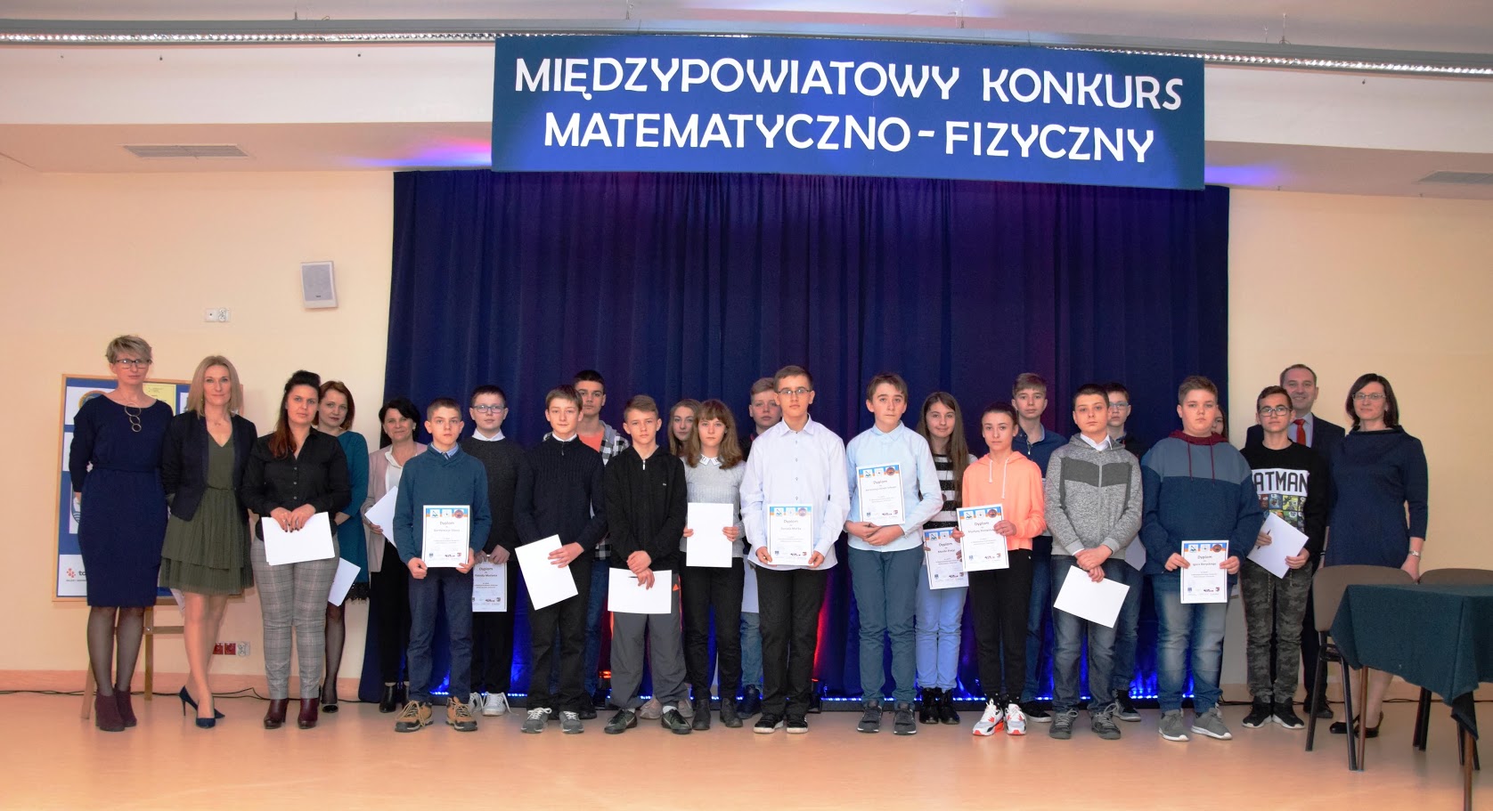Nasi uczniowie wśród finalistów II Międzypowiatowego Konkursu Matematyczno – Fizycznego