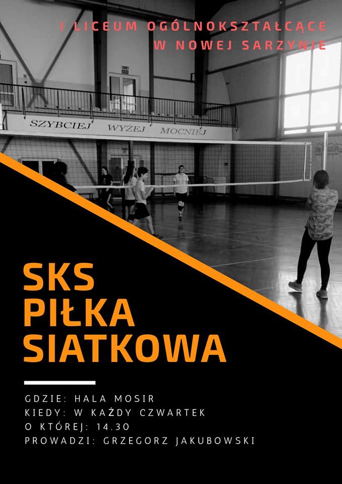 Zaproszenie na SKS Piłka Siatkowa