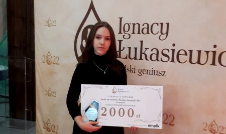 I miejsce Magdaleny Ćwikły w konkursie Podkarpackiego Centrum Nauki!
