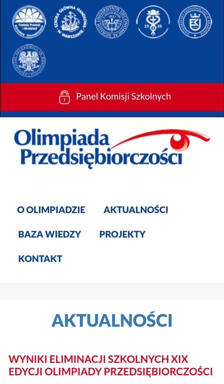 Piotr Stańko w drugim etapie Olimpiady Przedsiębiorczości
