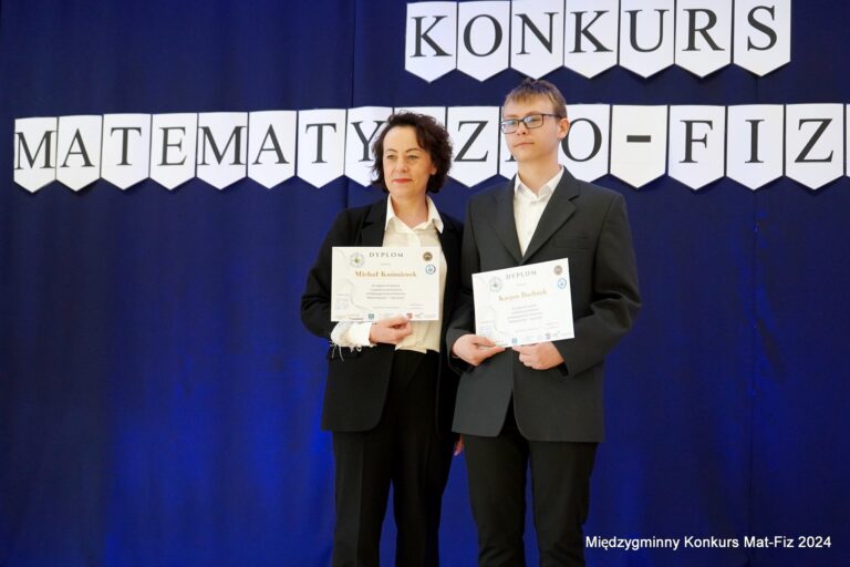 Uroczystość rozdania nagród z Międzygminnego Konkursu Matematyczno-Fizycznego